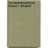 Lernabenteuerblock - Klasse 1 Deutsch door Barbara Sengelhoff