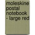 Moleskine Postal Notebook - Large Red