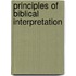 Principles of Biblical Interpretation