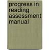 Progress In Reading Assessment Manual door Kate Ruttle