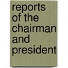 Reports Of The Chairman And President door Cincinnati University