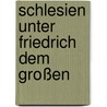Schlesien Unter Friedrich Dem Großen door Colmar Grünhagen