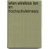 Wlan Wireless Lan Im Hochschuleinsatz