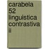 Carabela 52 Linguistica Contrastiva Ii