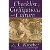 Checklist of Civilizations and Culture door Alfred Louis Kroeber