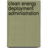 Clean Energy Deployment Administration door United States Congress Senate