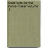 Food Facts for the Home-Maker Volume 1 door Harvey Lucile Stimson