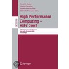 High Performance Computing - Hipc 2005 door David A. Bader