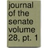 Journal Of The Senate Volume 28, Pt. 1