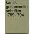 Kant's Gesammelte Schriften: 1789-1794