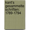 Kant's Gesammelte Schriften: 1789-1794 door Kant-Gesellschaft L. Rheinland-Westfalen