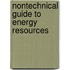 Nontechnical Guide To Energy Resources