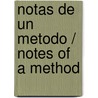 Notas de un metodo / Notes of a Method by MaríA. Zambrano