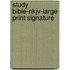 Study Bible-nkjv-large Print Signature