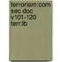 Terrorism:Com Sec Doc V101-120 Terr:Lb