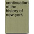 Continuation of the History of New-York