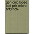 Gen Cmb Loose Leaf Prin Micro Brf;cnct+