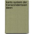 Kants System Der Transzendentalen Ideen