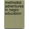 Methodist Adventures in Negro Education door Jay S 1883 Stowell