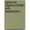 Optische Eigenschaften Von Festkörpern by Mark Fox