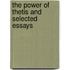 The Power Of Thetis And Selected Essays