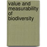 Value and Measurability of Biodiversity door Gerhard Wiegleb