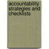 Accountability Strategies and Checklists door Lory A. Fischler