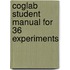 Coglab Student Manual For 36 Experiments