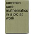 Common Core Mathematics In A Plc At Work