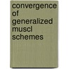 Convergence of Generalized Muscl Schemes door United States Government