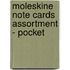 Moleskine Note Cards Assortment - Pocket