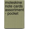 Moleskine Note Cards Assortment - Pocket door Moleskine