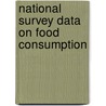 National Survey Data on Food Consumption door Food and Nutrition Board