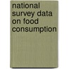 National Survey Data on Food Consumption by Food and Nutrition Board