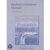 Students Solutions Manual For Prealgebra door Terry A. Krieger
