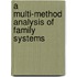 A Multi-Method Analysis of Family Systems