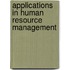 Applications In Human Resource Management