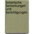 Botanische Bemerkungen und Berichtigungen