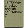 Cambridge Checkpoint English Coursebook 7 door Marian Cox