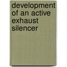 Development of an active exhaust silencer door Rene Boonen