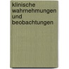 Klinische Wahrnehmungen und Beobachtungen by Eduard Heinrich Henoch