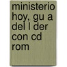Ministerio Hoy, Gu A Del L Der Con Cd Rom by Zondervan Publishing