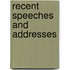 Recent Speeches and Addresses [1851-1855]