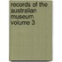 Records of the Australian Museum Volume 3