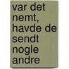 Var det nemt, havde de sendt nogle andre door Lars Engelbrecht Rohde