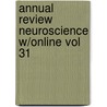 Annual Review Neuroscience W/Online Vol 31 door Steven E. Ed Hyman