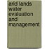 Arid Lands Water Evaluation and Management