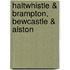 Haltwhistle & Brampton, Bewcastle & Alston