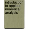 Introduction To Applied Numerical Analysis door Richard W. Hamming