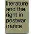 Literature and the Right in Postwar France